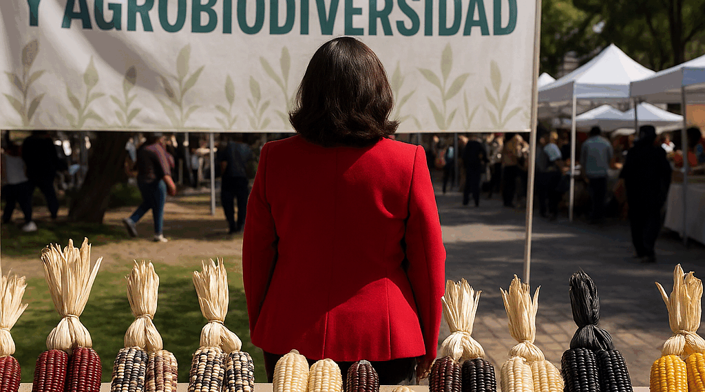 La Jefa de Gobierno, Clara Brugada, inauguró la Feria del Maíz y la Agrobiodiversidad