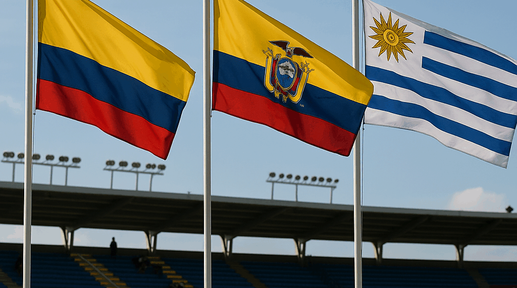 Colombia, Ecuador y Uruguay rumbo al Mundial 2026