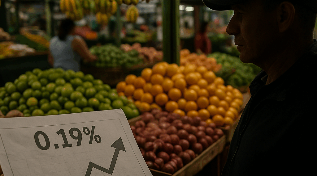 Colombia registra inflación de 0.19% en agosto