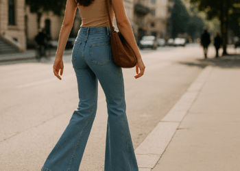 Cómo llevar jeans acampanados como en las pasarelas de Otoño-Invierno 2025