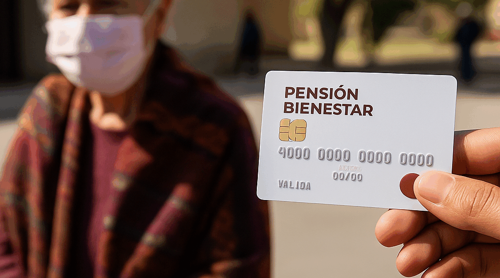 Cuando entregan las tarjetas para recibir la Pensión Mujeres Bienestar