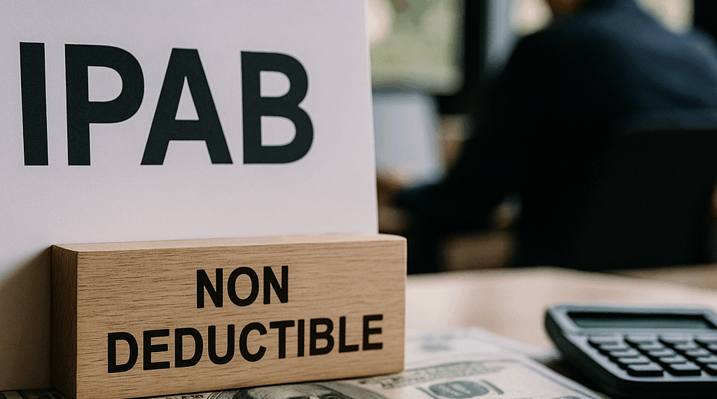 Cuotas al IPAB no podrán deducirse de impuestos