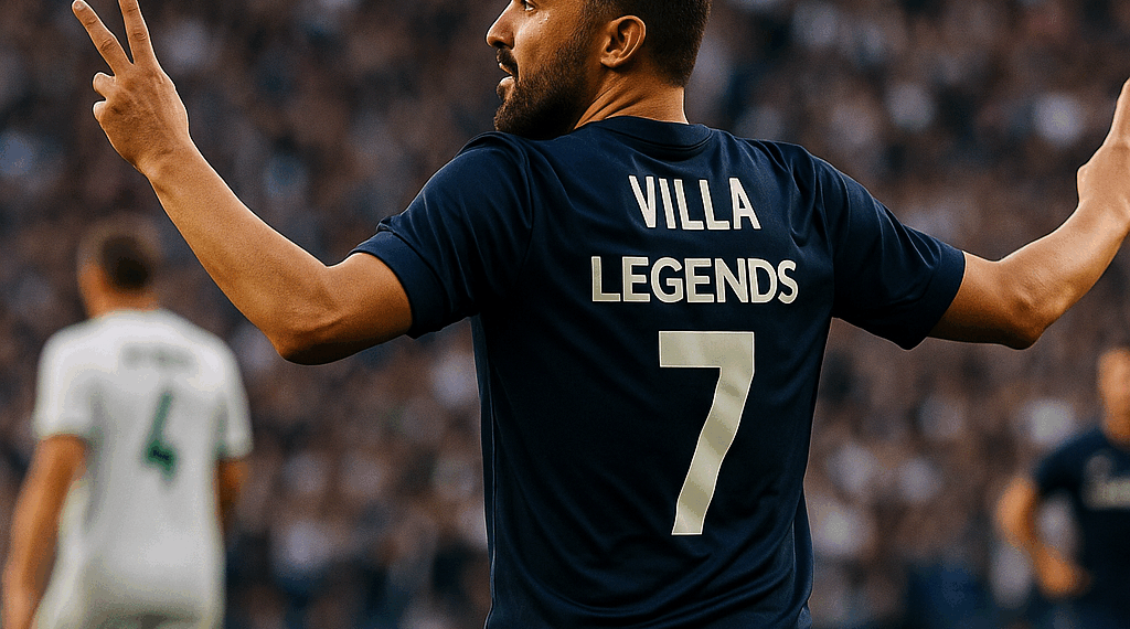 Se roba David Villa show de leyendas con triplete