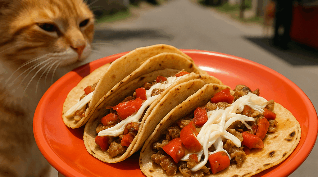 prueba los tacos bestiales con chile y quesillo en el Edo. Mex.