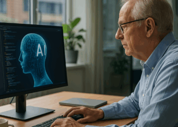 Robot walking baby carriage