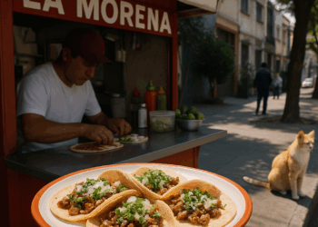 Date una vuelta por la taquería “La Morena”, un templo del taco en CDMX con especialidad en tacos de riñón y tortillas a mano