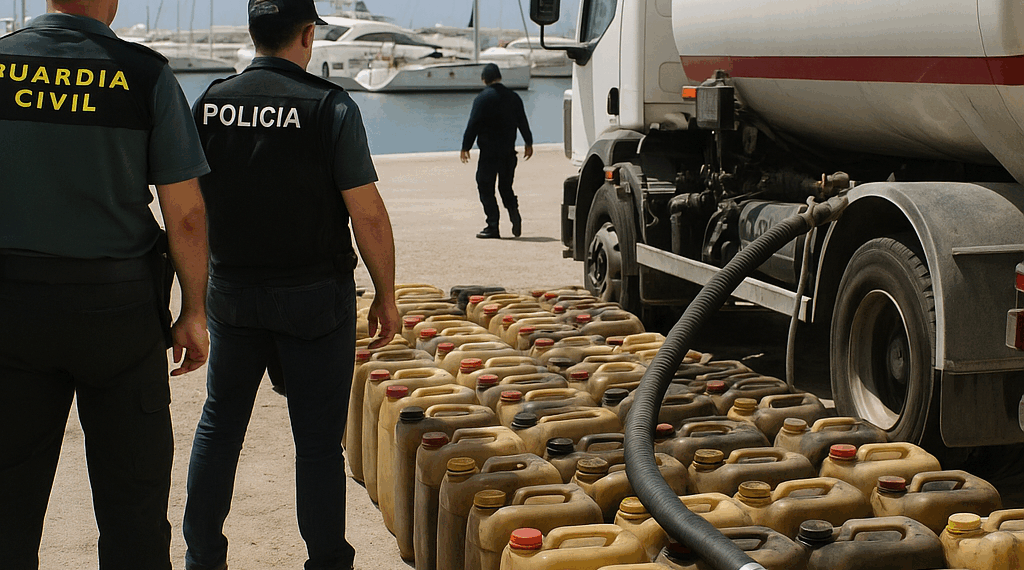 Detienen a involucrados en red de tráfico de combustible al interior de la Marina