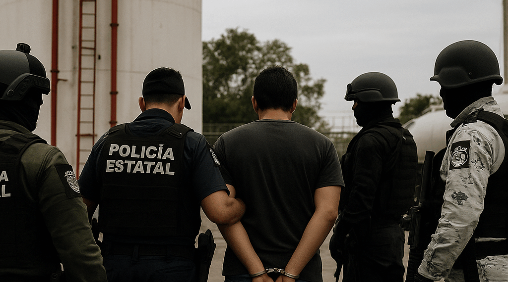 Detienen a empresarios y funcionarios por mercado ilícito de combustibles tras decomiso en Tampico