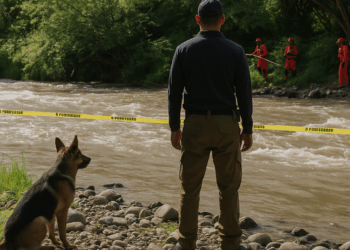 Suman 10 días de búsqueda de niña arrastrada por río en Tlacotepec de Porfirio Díaz