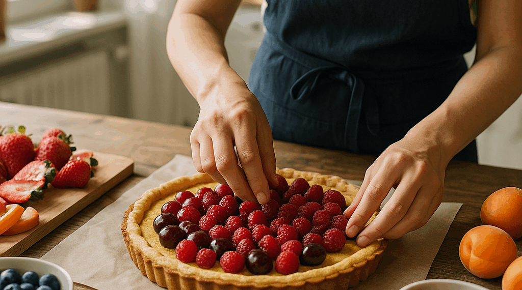 Aprovecha la temporada y prepara estas tartas rellenas de crema pastelera con esta fruta
