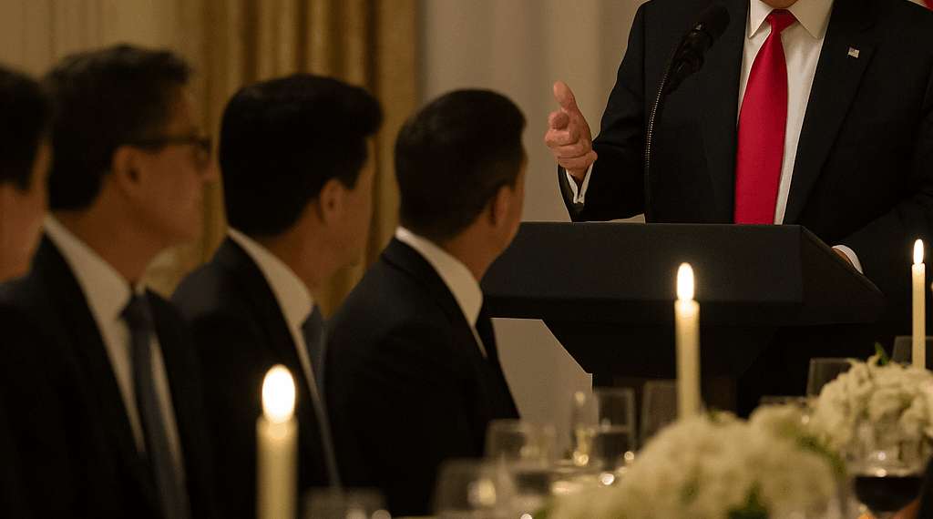 Tech CEOs Praise Donald Trump at White House Dinner