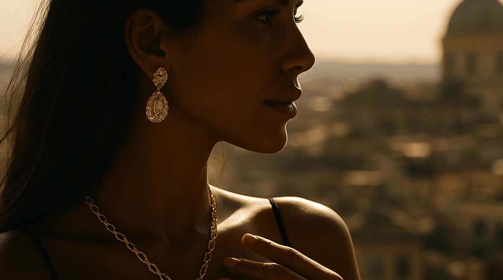 Ekin-Su deslumbra en Vogue Joyas septiembre 2025 con un vestido rodeado de brillo