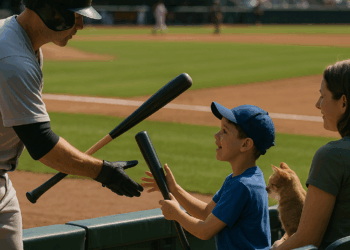 El niño que perdió una bola de jonrón en el partido de los Filis terminó con un regalo inesperado del bateador