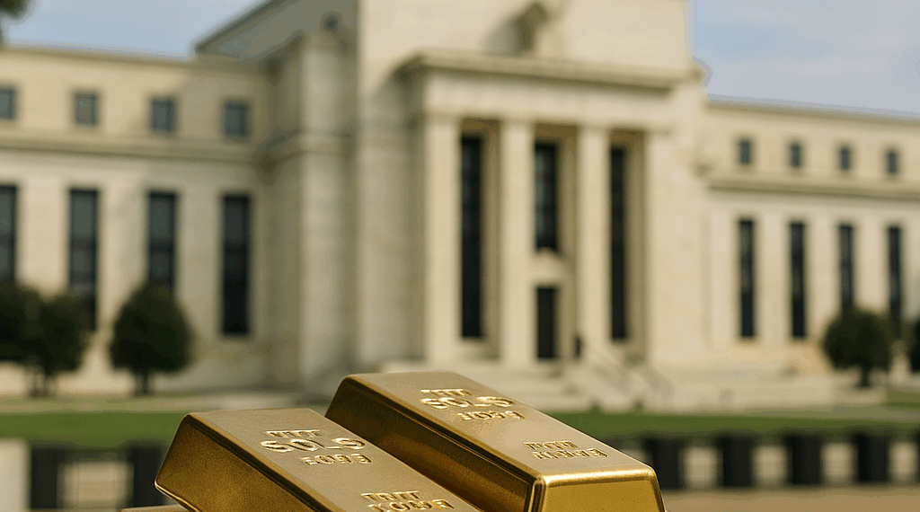 El precio del oro cae desde máximos históricos antes de decisión de tasas de la Fed