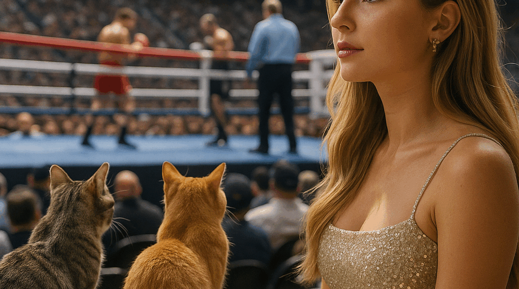 Emily, hija mayor de 'El Canelo', roba miradas por su belleza en la pelea del boxeador