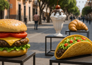 Restauran esculturas del andador 5 de Mayo