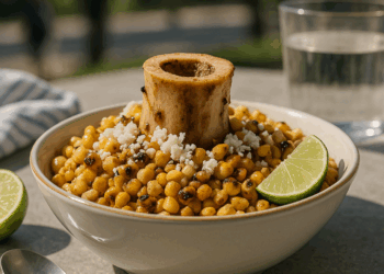 Esquites con tuétano, la receta calientita para el antojo