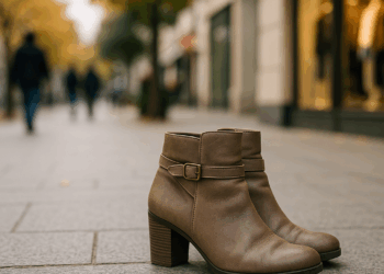 Tenis de color plateado de bota de Louis Vuitton Otoño-Invierno 2025.