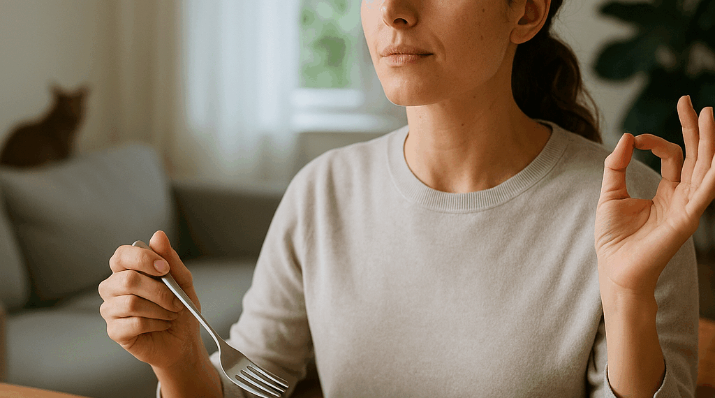 El hábito que ayuda a reducir el estrés y los niveles de cortisol a la hora de la comida