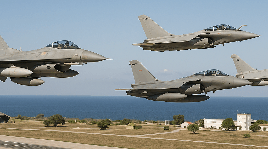 Eunomia: Grecia, Chipre, Francia e Italia logran coordinar un amplio ejercicio aeronáutico