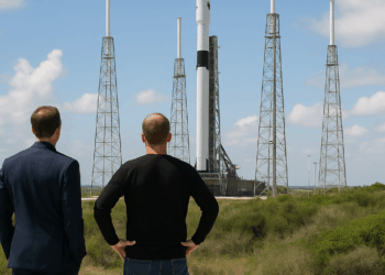 Dr. Debra L. Emmons Vice President & CTO The Aerospace Corporation, Even Rogers CEO and Co-Founder True Anomaly, and Tim Solms CEO Slingshot Aerospace on stage at TechCrunch Disrupt 2024 on Monday, Oct. 28, 2024.