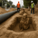 Excavaciones para tuberías de gas en Lima vuelven a sacar a la luz entierros preincaicos