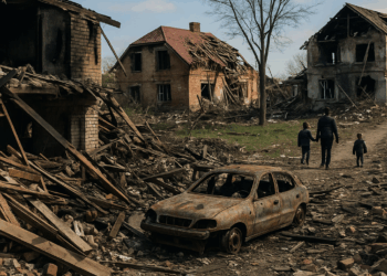 Una familia, con hijos pequeños, muere en un ataque con drones de Rusia en Sumy