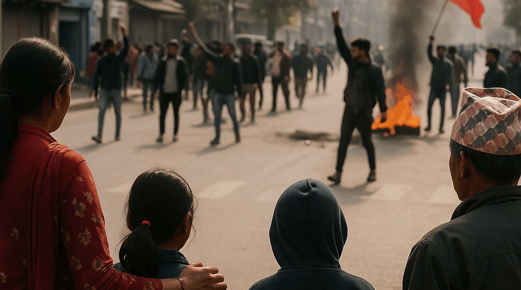Vídeo. Las familias vigilan en Nepal mientras aumenta el número de muertos en protestas