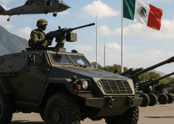 Vehículos, aeronaves y armamento con el que cuenta México
