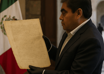 Gobernador de Puebla recibe copia de Cédula Real de Tepeaca