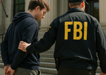 a photo of outside the DOJ in Washington DC