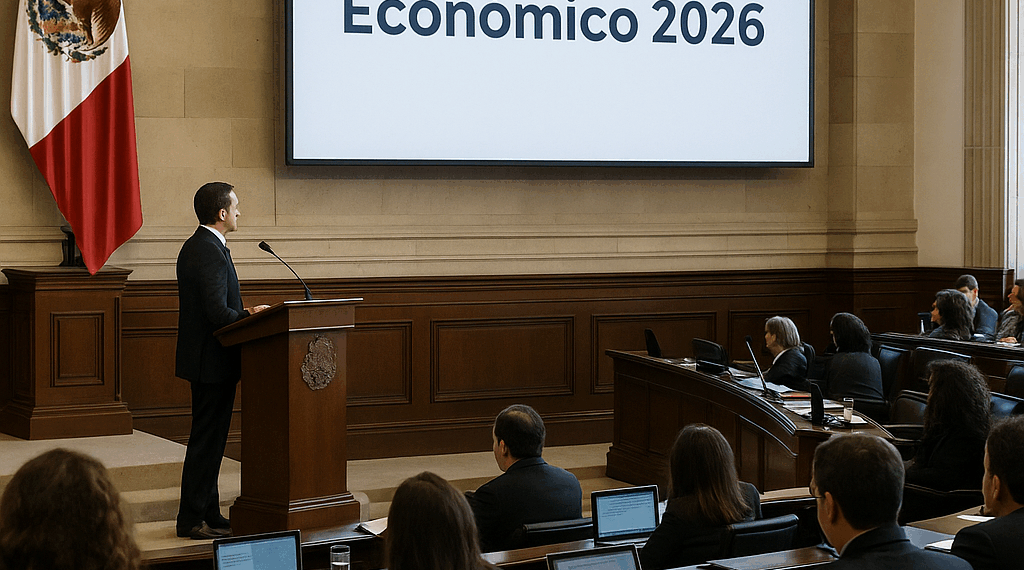 Hacienda entrega Paquete Económico 2026 al Senado de la República