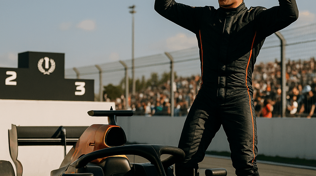 Hadjar responde emocionado a su "irreal" primer podio en F1 - Motorsport.com Latinoamérica | F1, MotoGP, Nascar, Rally