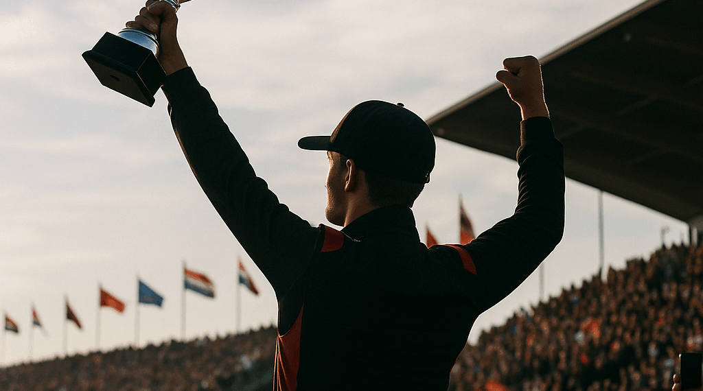 Hadjar recibirá un nuevo trofeo de Zandvoort tras romperse el original