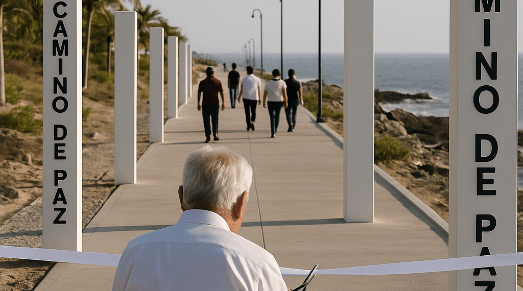 Inaugura el Gobernador Rocha Moya el primer “Sendero de Paz”, en Mazatlán