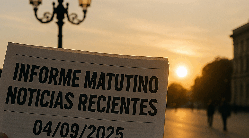 Vídeo. Últimas noticias | 04 septiembre 2025 - Mañana