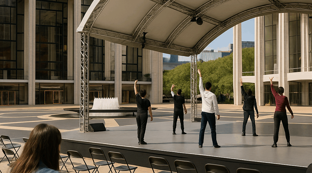 Photo of Utopian Hotline performance