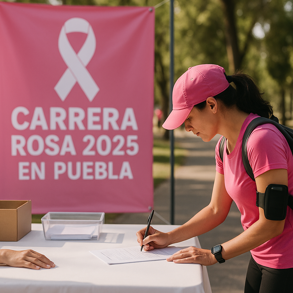 Inscríbete a la Carrera Rosa 2025 en Puebla - Columna Digital