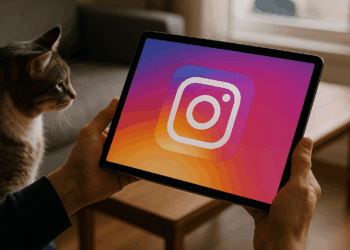 An image displaying Instagram app's iPad version