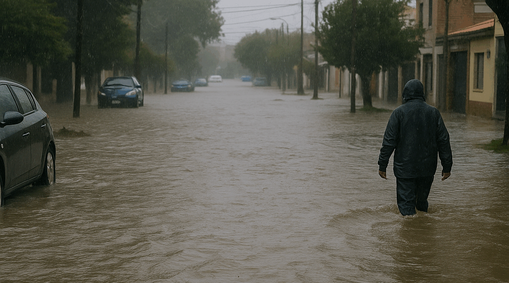 más de dos horas de lluvia dejan severas inundaciones