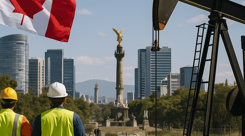 Inversiones canadienses en México: Principales sectores receptores