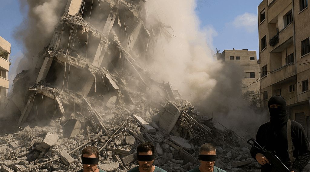 Israel destruye edificio en Gaza y Hamás publica video de rehenes en el día 700 de la guerra