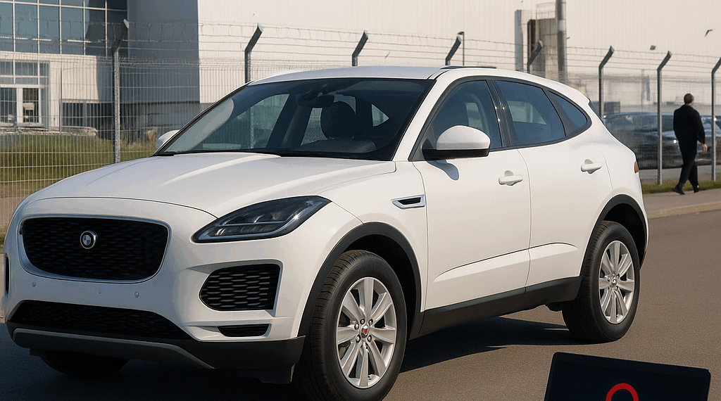A Range Rover Sport sports utility vehicle (SUV) at the end of the production line at Tata Motors Ltd.'s Jaguar Land Rover vehicle manufacturing plant in Solihull, UK, on Friday, Jan. 20, 2023.