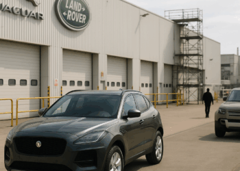 Secretary of State for Business and Trade Peter Kyle MP during a visit to Jaguar Land Rover (JLR) supplier, Webasto, in Sutton Coldfield in the West Midlands, as the carmaker extended its shutdown in the wake of a cyber attack. JLR, the UK's largest carmaker, has extended its pause in production until October 1, having a knock-on impact to the companies that supply it.