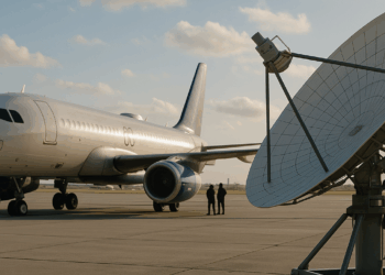 array of JetBlue tail fins