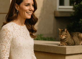 Kate Middleton deslumbra con un elegante vestido de encajes en el Castillo de Windsor