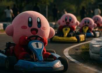 Kirby Air Riders is a cute, chaotic racing game