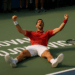 el particular festejo de Novak Djokovic que se hizo viral