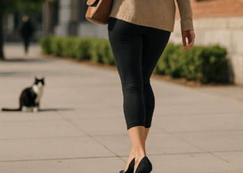 Los leggings capri regresan con zapatos de tacón según el desfile Primavera-Verano 2026 de Carolina Herrera