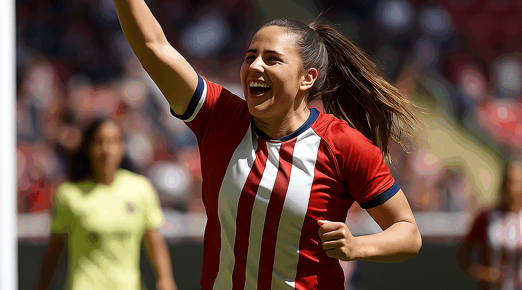 Licha Cervantes en tabla de goleo tras triunfo en Chivas Femenil-América